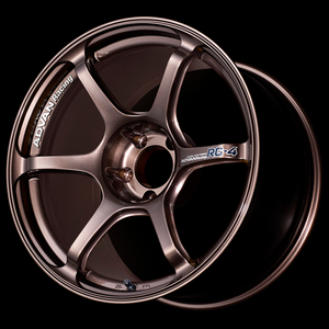Advan RG-4 17x8.5 / +45 Offset / 5x114.3 / 73mm Bore / Racing Copper Bronze