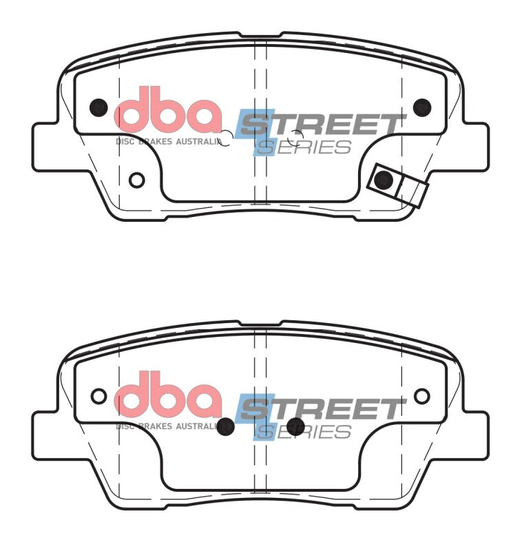 DBA 06-09 Hyundai Entourage Street Series Rear Brake Pads