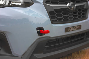 PERRIN 22-25 Subaru WRX / 18-23 Crosstrek / 20-25 OBXT / 17-23 Impreza Tow Hook Kit (Front) - Red
