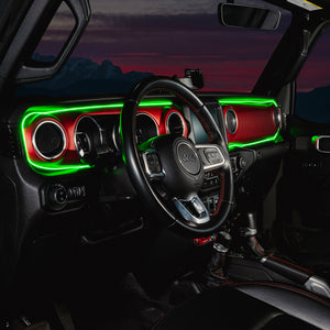 Oracle 18-23 Jeep Wrangler JL/Gladiator JT Dynamic ColorSHIFT LED Interior Dash Board Kit