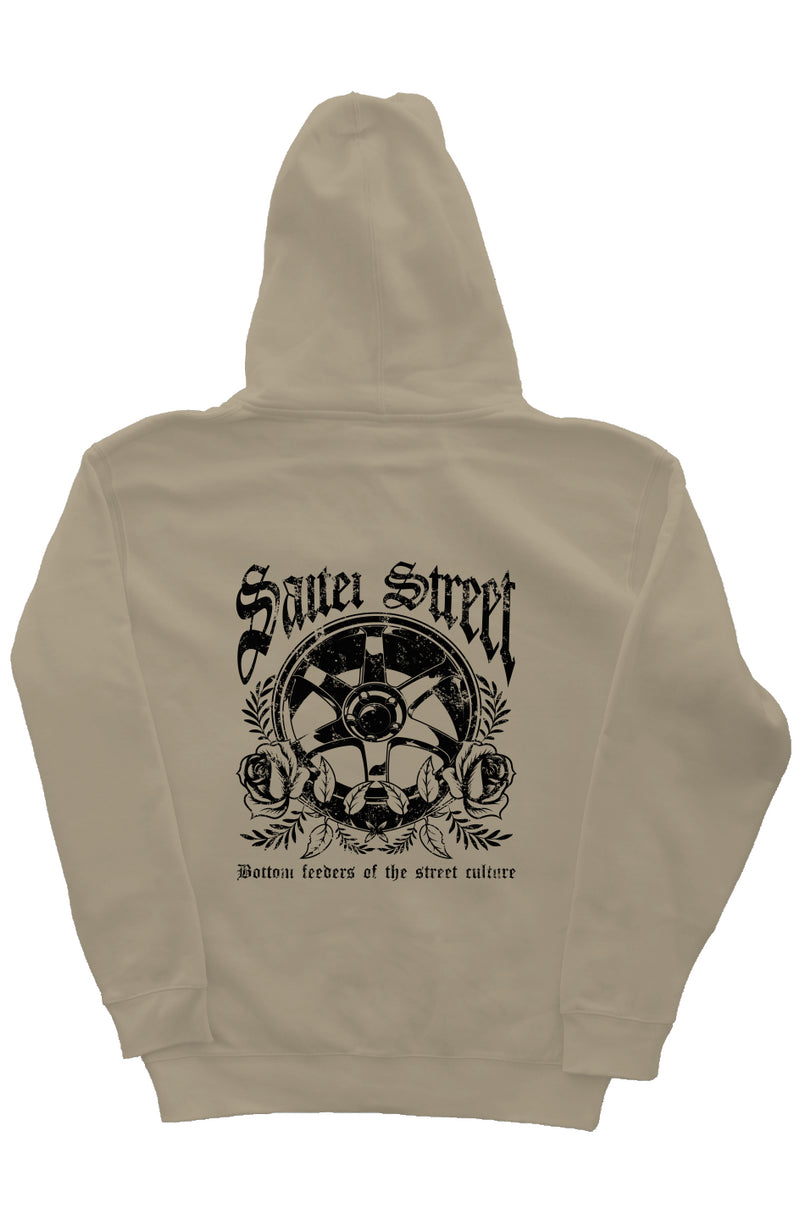TE37 DISTRESSED HEAVYWEIGHT HOODIE