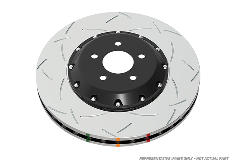DBA 04-14 Acura TSX Front 5000 Series Slotted Rotor w/Black Hat