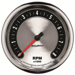 Autometer American Muscle 52mm Short Sweep Electric 250 Deg  F Water Temp Gauge