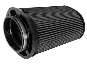 aFe Magnum FLOW Black Pro 5R Air Filter (Pair) (6x4)in F x (8-1/4x6-1/4in) B x (7-1/4x5in) Tx10in H