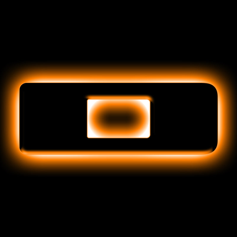ORACLE Lighting Universal Illuminated LED Letter Badges - Matte Blk Surface Finish - D