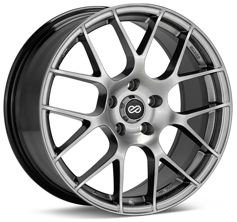 Enkei Raijin 18x8 45mm Offset 5x114.3 Bolt Pattern 72.6 Bore Dia Hyper Silver Wheel