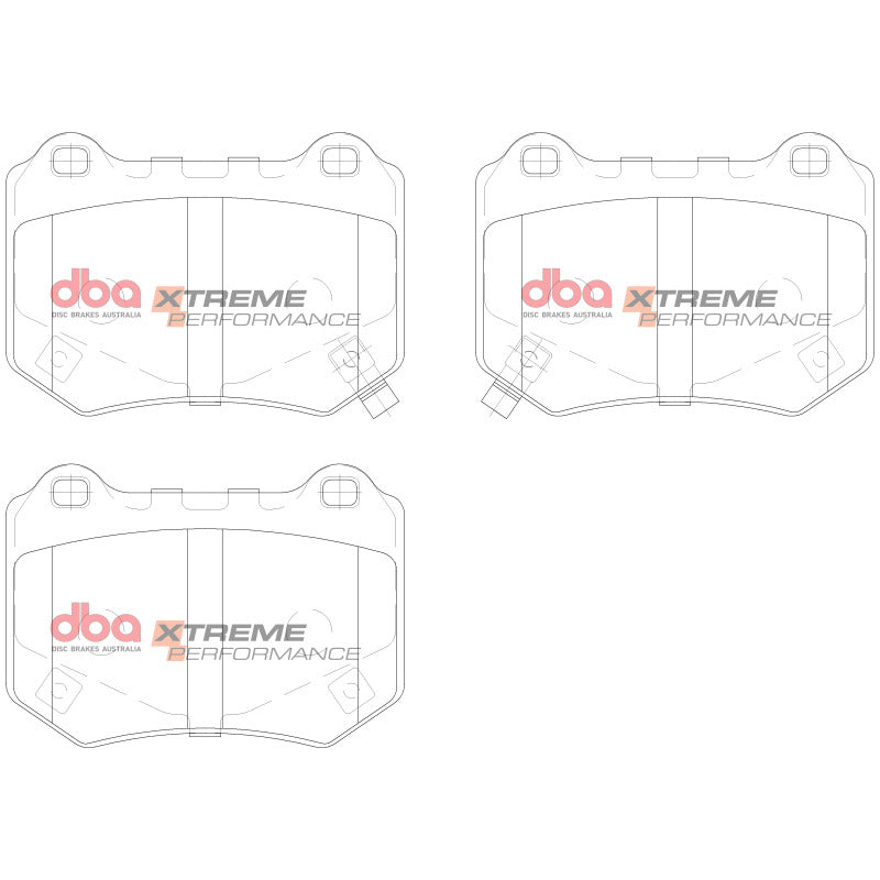 DBA 2017+ Subaru WRX STI (w/Brembo Calipers) XP Performance Rear Brake Pads
