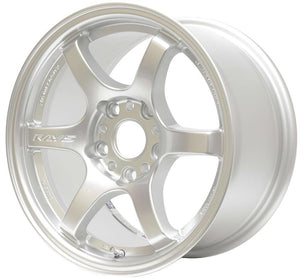Gram Lights 57DR 15x8.0 +28 5x114.3 Sunlight Silver Wheel