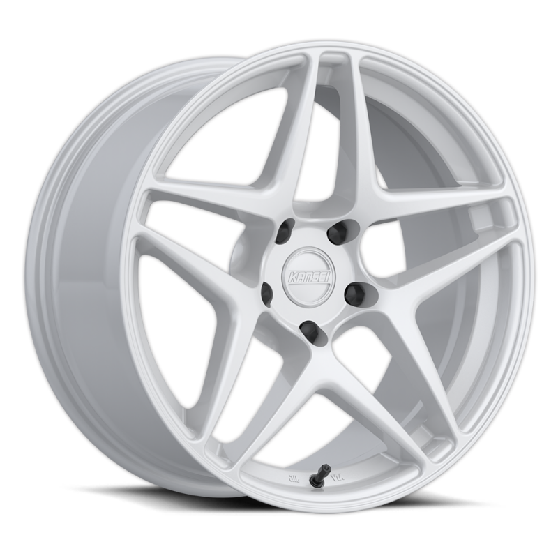 Kansei K15W Astro 18x8.5in / 5x120 BP / 35mm Offset / 72.6mm  Bore - Gloss White