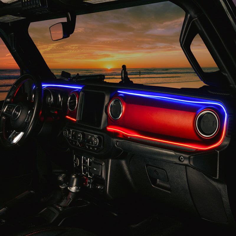 Oracle 18-23 Jeep Wrangler JL/Gladiator JT Dynamic ColorSHIFT LED Interior Dash Board Kit