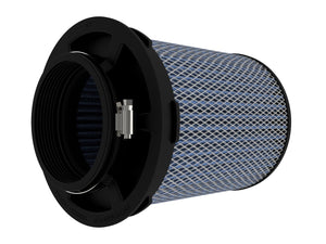 aFe Magnum Flow Pro 5R Air Filter 4in. Flange ID x 6-1/2in. Base x 6-1/2in. Top x 8 in. Height