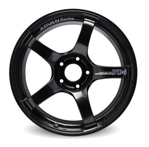 Advan TC4 15x8.0 +35 4x100 Black Gunmetallic Wheel (No Ring)