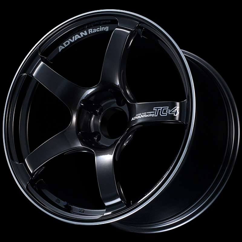 Advan TC4 18x10 +35 5x114.3 Racing Black Gunmetallic and Ring Wheel