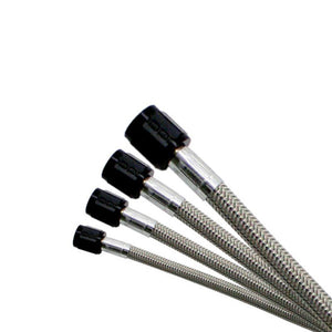 Nitrous Express 20ft Sho Stainless Steel Braided Hose - Black