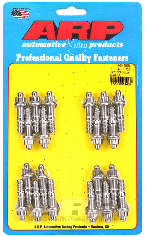 ARP KB Hemi 1.700in SS 12pt Oil Pan Stud Kit