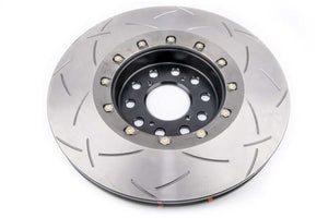 DBA 17+ Honda Civic Type R 5000 Fully Assembled 2-Piece Black Rotor Hat T3 Slotted 350mm x 32mm
