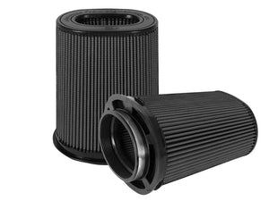 aFe Magnum FLOW Black Pro 5R Air Filter (Pair) (6x4)in F x (8-1/4x6-1/4in) B x (7-1/4x5in) Tx10in H