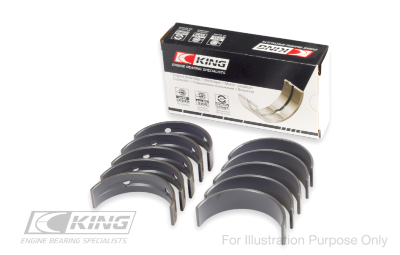 King Engine Bearings Ford 302 CID Coyote (Size 0.05) Main Bearing Set