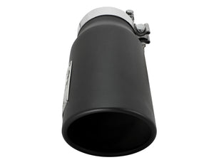 aFe MACH Force-Xp Universal Exhaust Tip 4 IN Inlet x 5 IN Outlet x 12 IN L- Black Tip