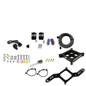 Nitrous Express Dry Dual Stage Billet Crossbar Plate System 100-1000hp (4150 Flange) w/o Bottle