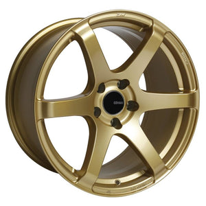 Enkei T6S 18x9.5 45mm Offset 5x100 Bolt Pattern 72.6 Bore Gold Wheel