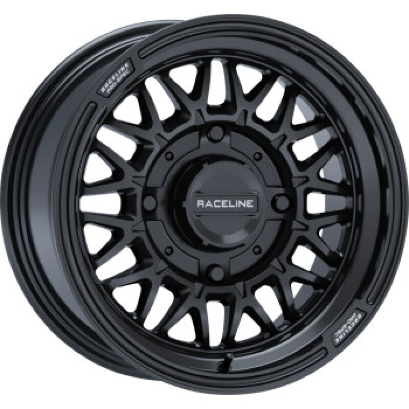 Raceline A13GB Omega 15x10in/4x156 BP / 0mm Offset /132.5mm Bore - Gloss Black Wheel