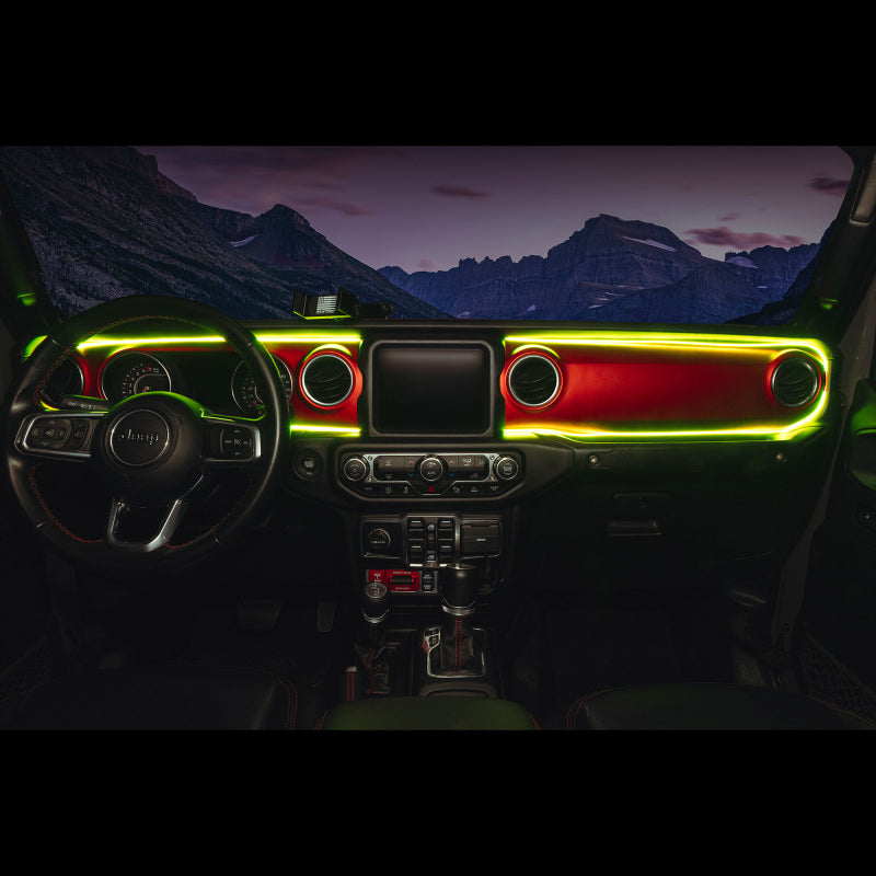 Oracle 18-23 Jeep Wrangler JL/Gladiator JT Dynamic ColorSHIFT LED Interior Dash Board Kit