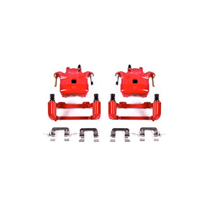 Power Stop 03-05 Infiniti G35 Front Red Calipers w/Brackets - Pair