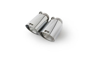 Remus Stainless Steel 102mm Straight Cut Chrome Tail Pipe Set (Quad Tips)
