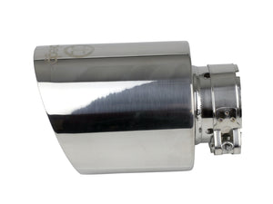 aFe Takeda Universal Exhaust Tip 2-1/2 IN Inlet x 4-1/2 IN Outlet x 7 IN L- Polished