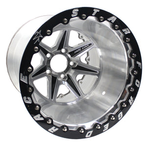 Race Star 72 ValStar 15x10 / 5x4.75BC / 5.5BS / 3.072in CB / Machined w/Black Accents Wheel