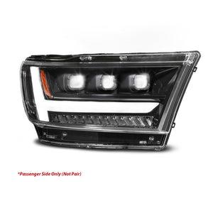 ANZO 19-24 RAM 1500 (New Body/OE Halogen) Full LED Proj Headlights DRL/SeqSig Black - Pass. Side