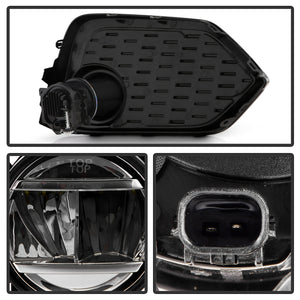 Spyder 16-17 Honda Civic Hatchback (Hatch Only) OEM LED Fog Light w/Switch - Clear (FL-HC2017-LED-C)