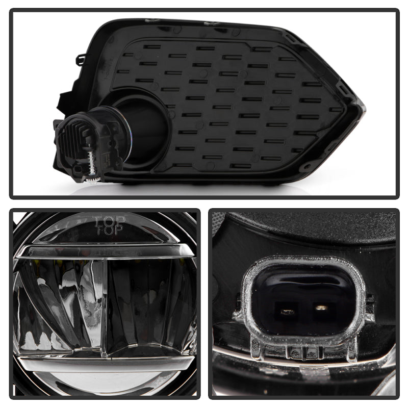 Spyder 16-17 Honda Civic Hatchback (Hatch Only) OEM LED Fog Light w/Switch - Clear (FL-HC2017-LED-C)