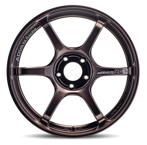 Advan RG-4 18x8.5 +44 5x100 Racing Copper Bronze Wheel