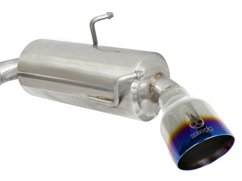 aFe Takeda Exhaust Axle-Back 13-15 Scion FRS / Subaru BRZ 304SS Blue Flame Dual Tips Exhaust