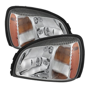 xTune Cadillac Deville 2000-2005 Crystal Headlights Chrome HD-JH-CADDEV00-AM-C