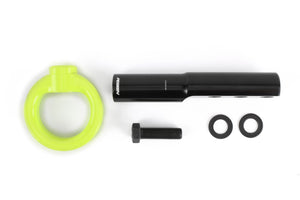 PERRIN 17-21 Honda Civic Si/Type R/Touring/Hatchback Tow Hook Kit Front - Neon Yellow