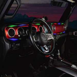 Oracle 18-23 Jeep Wrangler JL/Gladiator JT Dynamic ColorSHIFT LED Interior Dash Board Kit