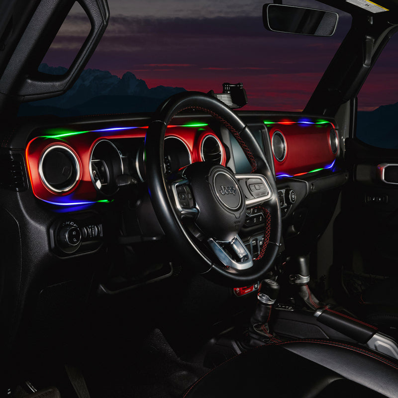 Oracle 18-23 Jeep Wrangler JL/Gladiator JT Dynamic ColorSHIFT LED Interior Dash Board Kit