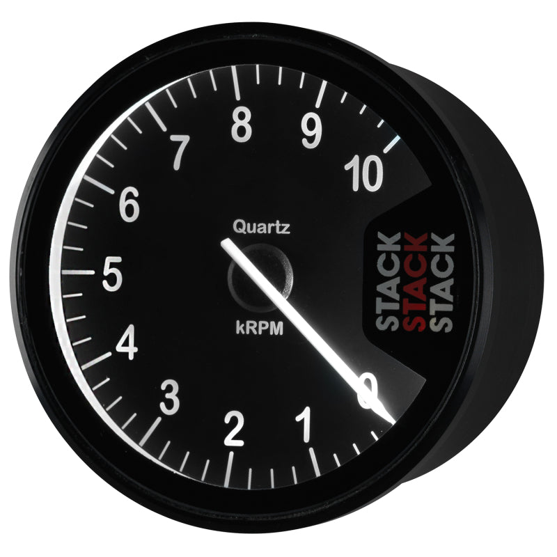 Autometer Stack Clubman Tachometer 80mm 0-10K RPM - Black