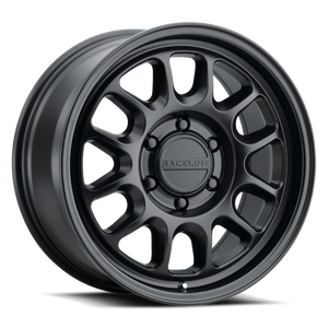 Raceline 958B Rogue 17x8.5in / 5X150 BP / 0mm Offset / 110.5mm Bore - Satin Black