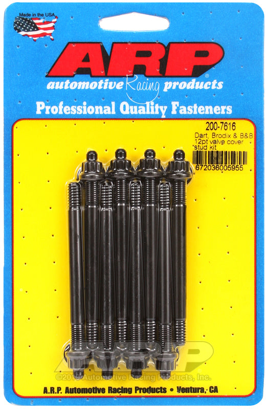 ARP Dart BRodix and B and B 12pt Valve Cover Stud Kit