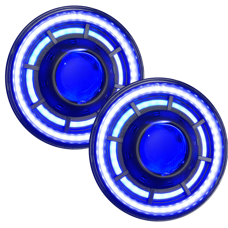 ORACLE Lighting 0718 Jeep Wrangler JK Oculus 7in ColorSHIFT BiLED Projector Headlights