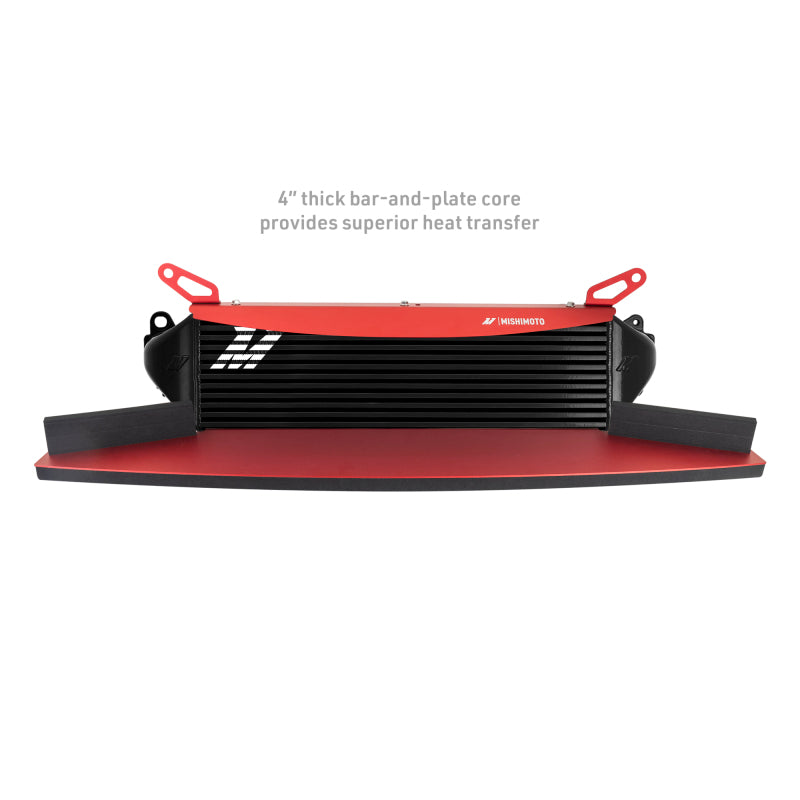 Mishimoto 2023+ Toyota GR Corolla Intercooler & Pipe Kit - Black Cooler - Red Pipes