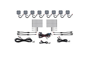 Diode Dynamics RGBW Rock Light Installer Kit (8-pack)