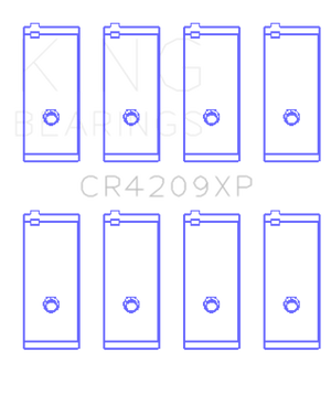 King Engine Bearings Toyota 3SGTE (Size 0.25mm) Performance Rod Bearing Set