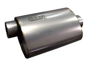 Kooks 3in Oval Center/Offset Muffler 12in Long Body Stainless Steel