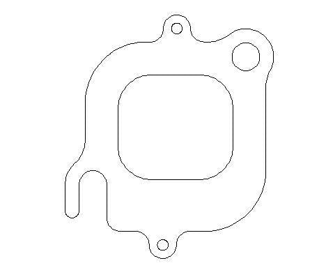 Cometic Ford SVO V8 .040in MLS Exhaust Manifold Gasket Set - 1.545in x1.700in Ports