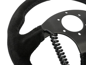 PRP Heated Comp-R Suede Steering Wheel - Black